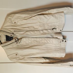 Day trip women's faux leather moto jacket size small